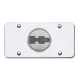 Hummer H3 Logo Chrome Placa