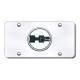 Hummer H2 Logo Chrome Placa