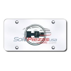 Hummer H2 Logo Chrome Placa