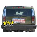 Licencia marco Putco Hummer H2 trasero cromado