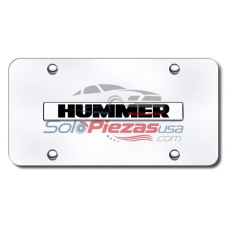 Hummer Logo Chrome Placa