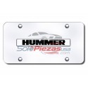Hummer Logo Chrome Placa