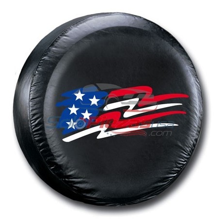 Plasticolor la bandera de la cubierta del neumático de América