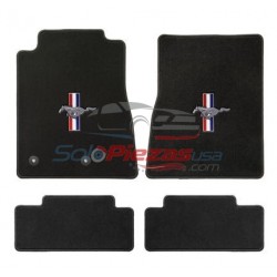 JUEGO DE ALFOMBRILLAS PONY CON LOGOTIPO