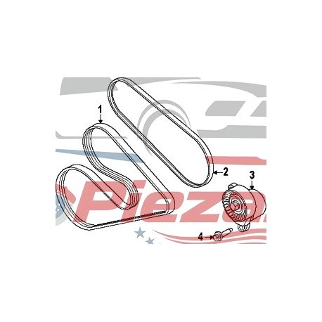 FORD MUSTANG 3.7 CORREA PRINCIPAL MOTOR 11-14