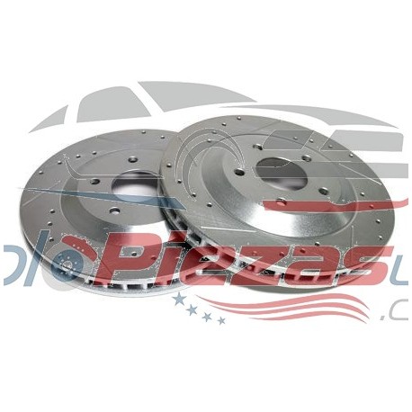 CORVETTE  Z51 DISCOS DE FRENO DELANTEROS Y TRASEROS CON PASTILLAS