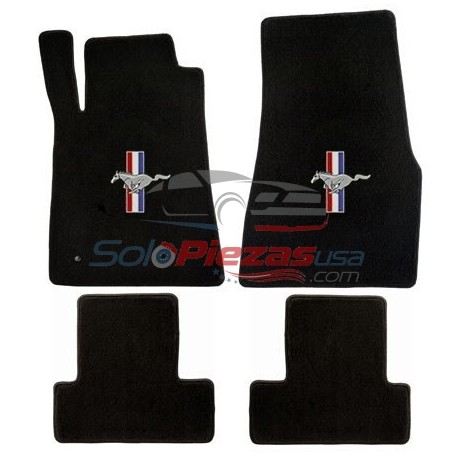 JUEGO DE ALFOMBRILLAS CON LOGO PONY 