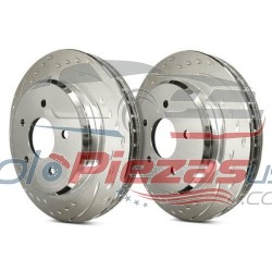 Ford mustang 05-14 Gt discos perforados delanteros con pastillas