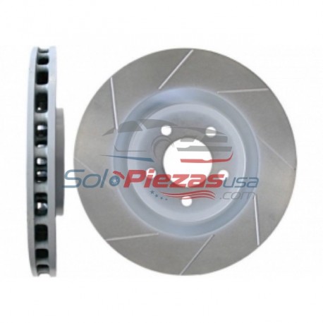 Frente ranurado rotores de frenos, 2007-2013, GT500, Steeda