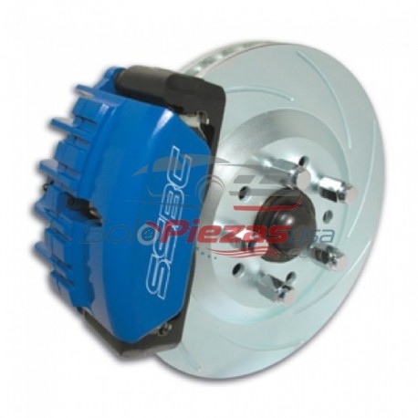 Freno de disco delantero Kit de conversión, 2005-2013, 3 pistones pinzas