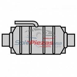 Convertidores catalíticos de escape, 2.5 ", Dynomax