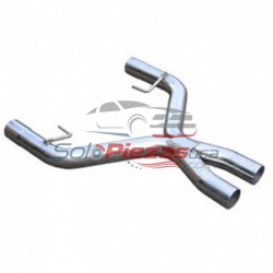 De escape, X-Pipes, 2005-2010, V6, Clamp-On, inoxidable, Pypes