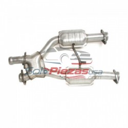 De escape, X-Pipe, 2007-2010, GT500, Encuadre de cuerpo entero, 2 3/4 ", con los gatos, BBK