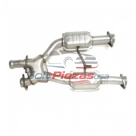 De escape, X-Pipe, 2007-2010, GT500, Encuadre de cuerpo entero, 2 3/4 ", con los gatos, BBK