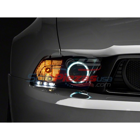 Raxiom Negro Proyector Faros - CCFL de Halo (10-12 GT, V6)