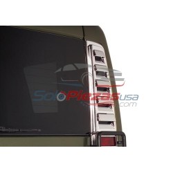 Putco Hummer H2 Chrome Tail Light Vents