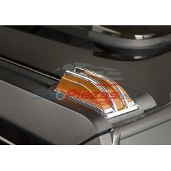 Putco Hummer H2 cromo Cubiertas de iluminación de techo