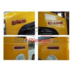 ACC Hummer H2 acero inoxidable marcador de ajuste Luz