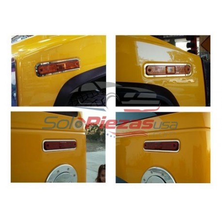 ACC Hummer H2 acero inoxidable marcador de ajuste Luz