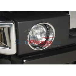 Anillo de la moldura de la lámpara Putco Hummer H2 cromo Niebla