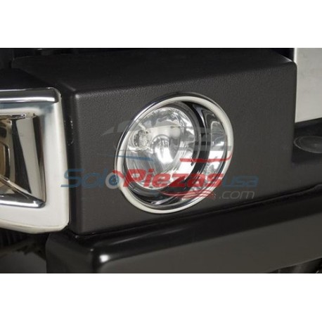 Anillo de la moldura de la lámpara Putco Hummer H2 cromo Niebla