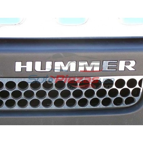 QAA Hummer H3 insertos de acero inoxidable de la letra