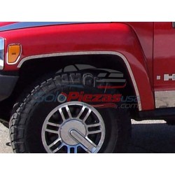 QAA Hummer H3 acero inoxidable Fender Recortar