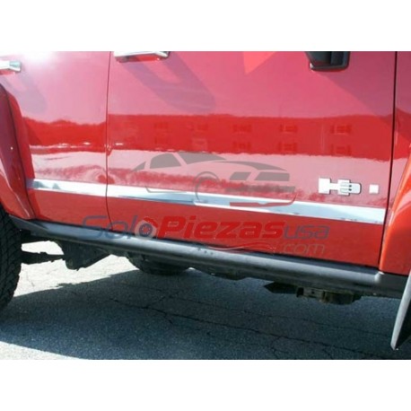 QAA Hummer H3 cuerpo de acero inoxidable Side Molding