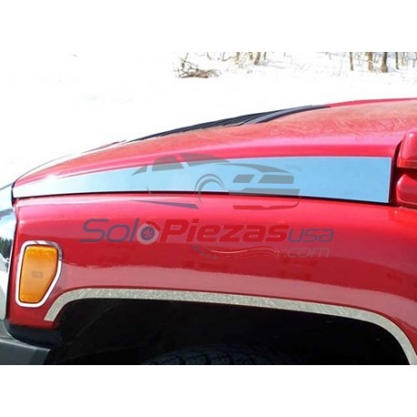 QAA Hummer H3 acero inoxidable 2-Pc de la capilla del ajuste del acento