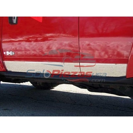 QAA Hummer H3 acero inoxidable de 4 Pc Rocker panel de ajuste