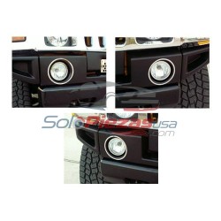 ACC Hummer H2 de acero inoxidable de conducción anillos decorativos de luz
